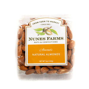 Nunes Farms - Natural Almonds in 5oz Bag
