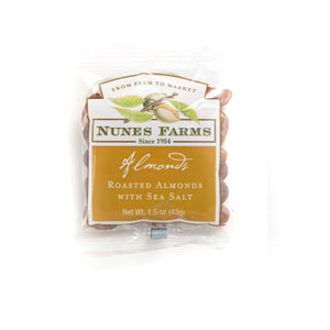 Nunes Farms - Roasted Almonds with Sea Salt 1.5oz Bags