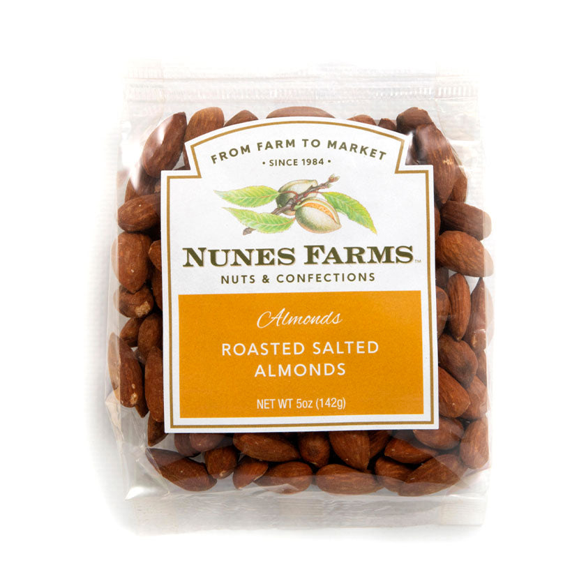 Nunes Farms - Roasted Salted Almonds in 5oz Bag