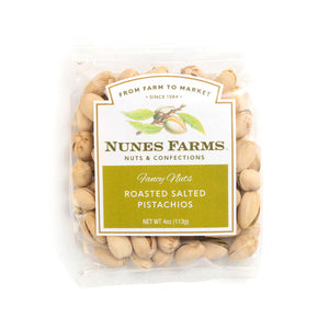 Nunes Farms - Roasted Salted Pistachios in 4oz Bag