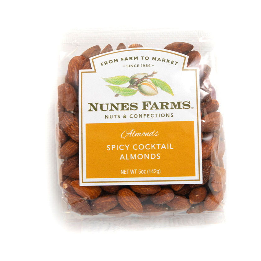 Nunes Farms - Spicy Cocktail Almonds in 5oz Bag