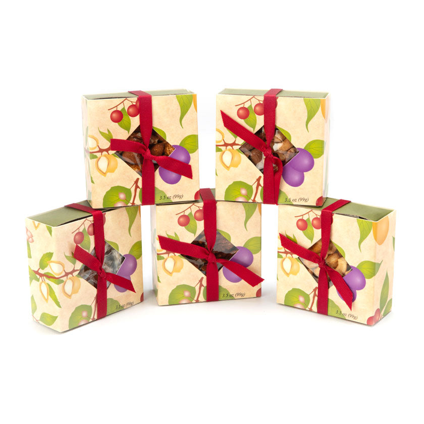 Nunes Farms - Sweet &amp; Savory Nuts in 3.5oz Mini Square Gift Box