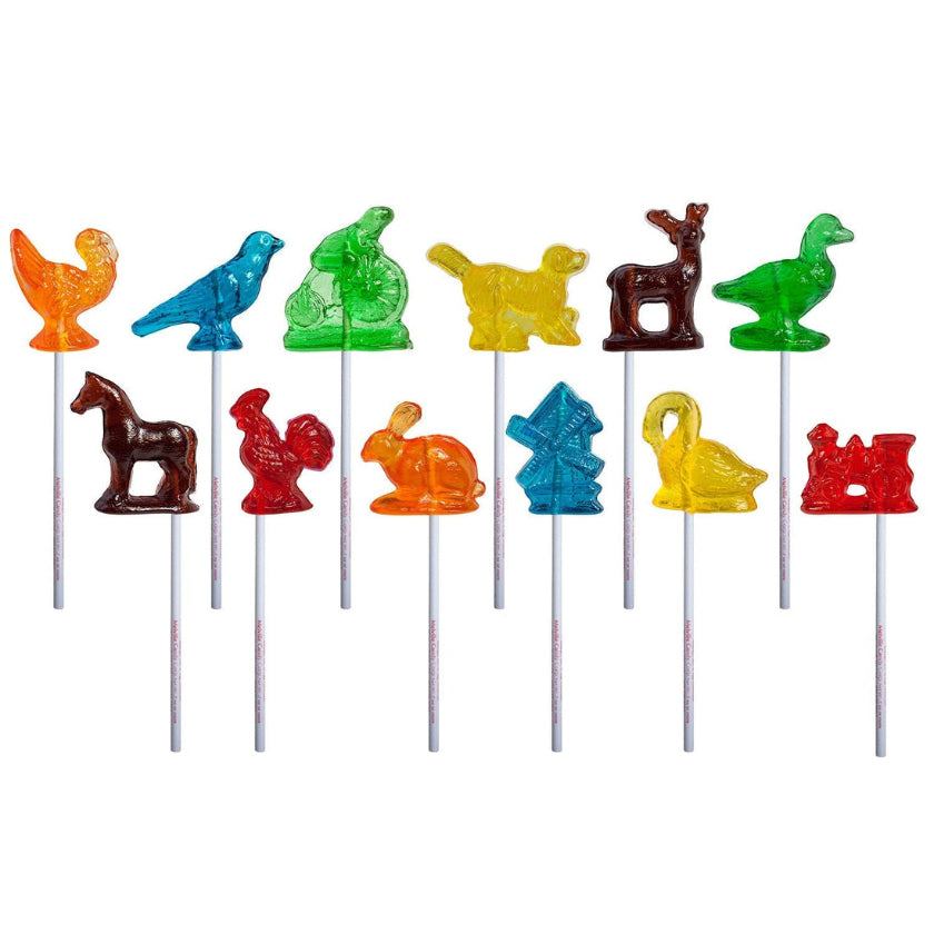 Melville - Old Tyme Barley Lollipops - Assts - Bulk