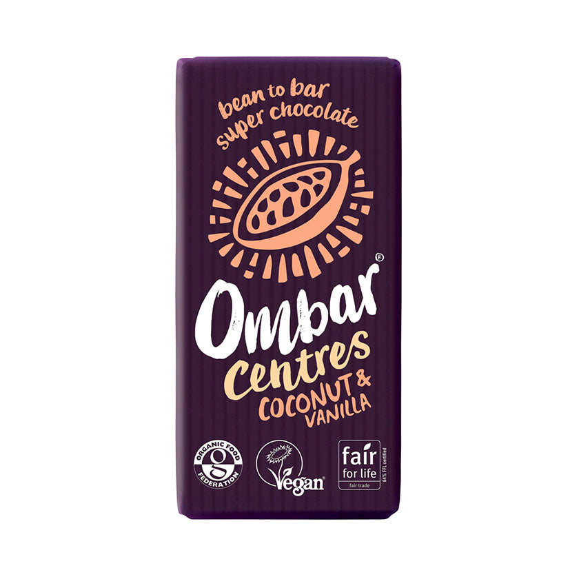 Ombar - Centres Coconut & Vanilla Chocolate Bar