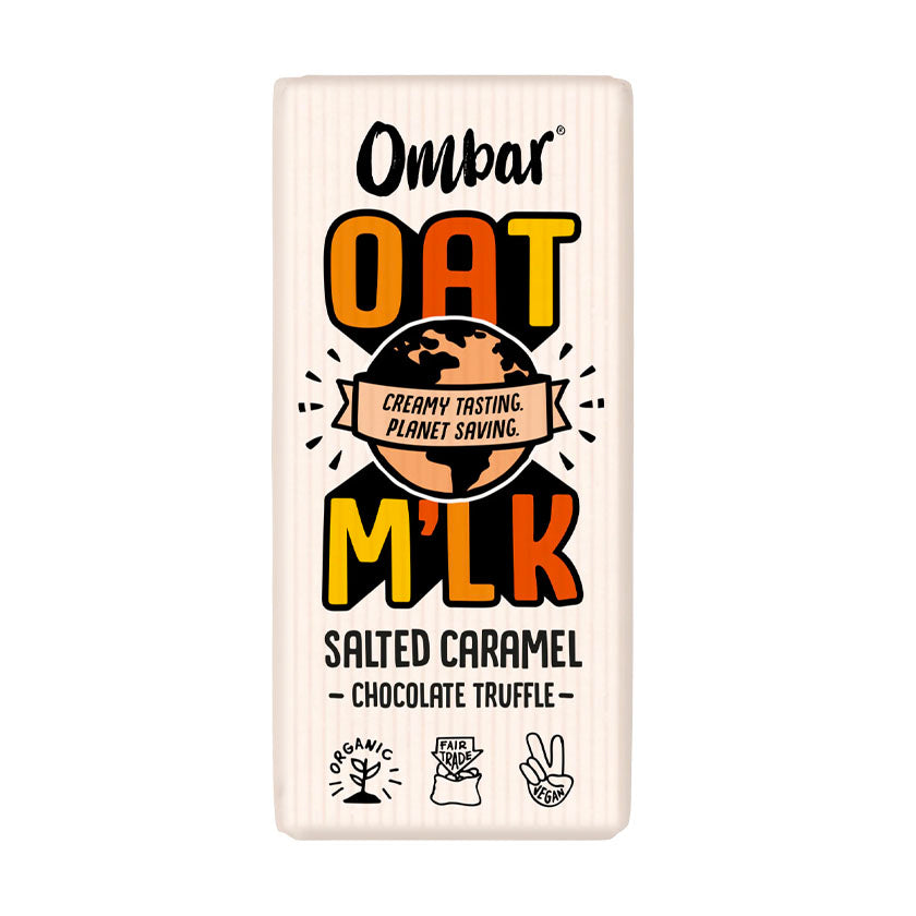 Ombar - Oat M'Lk Salted Caramel Truffle Chocolate Bar