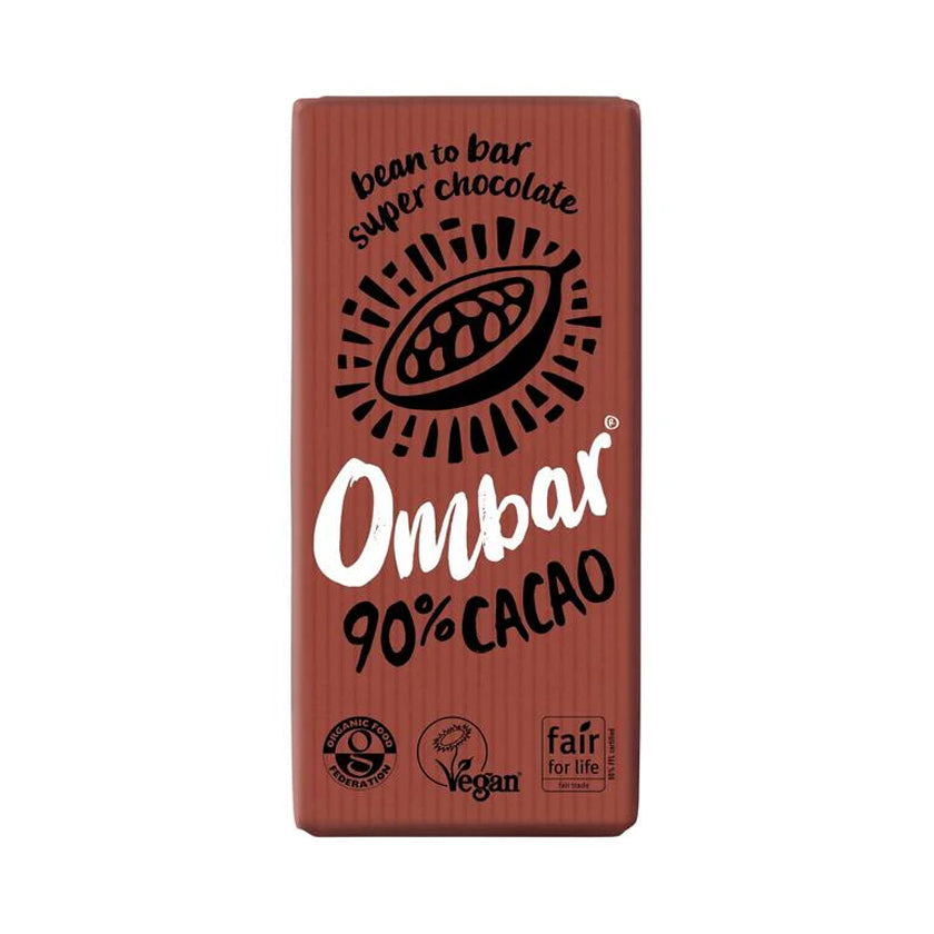 Ombar - 90% Cacao Chocolate Bar
