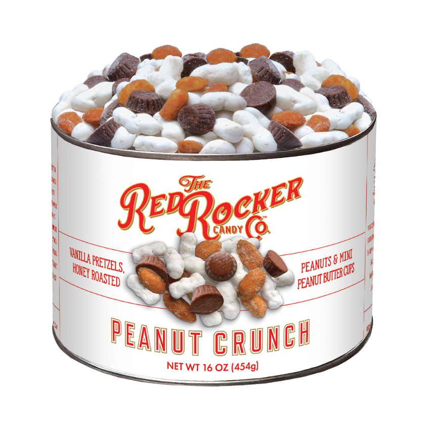 Red Rocker Candy - Signature Sweet Snack Mixes - Peanut Crunch 16oz