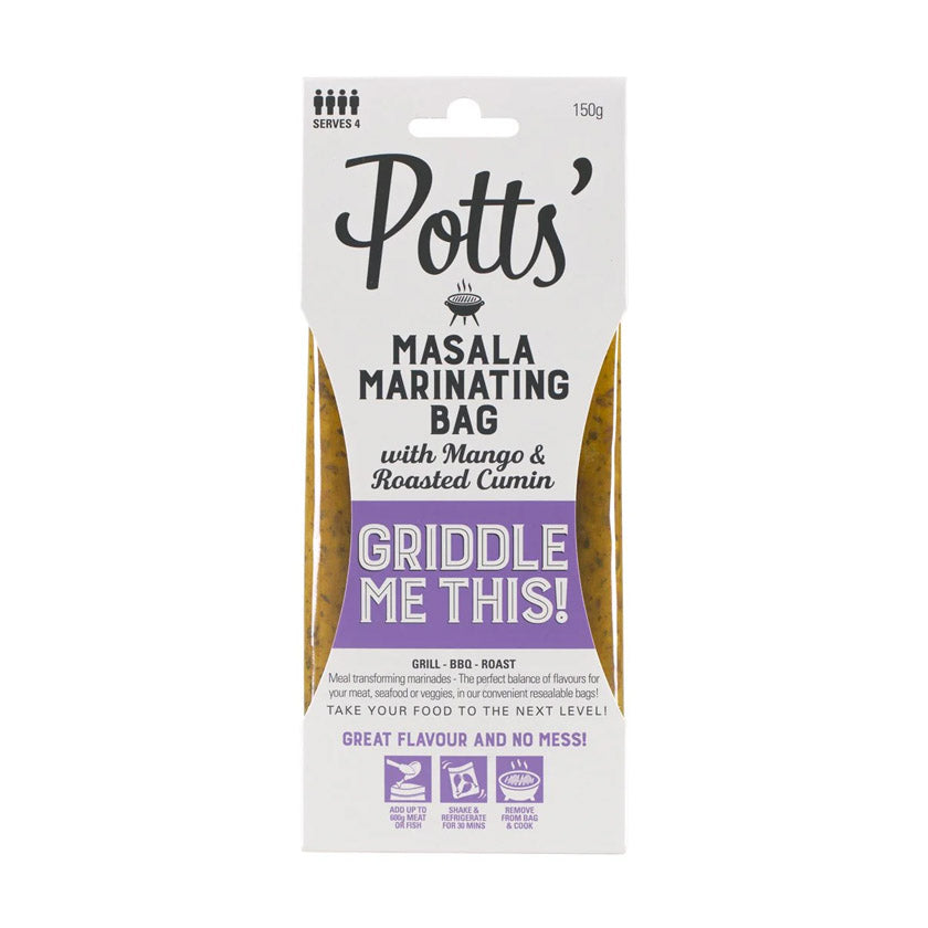 Potts' - Mango Masala With Roasted Cumin Marinating Bag