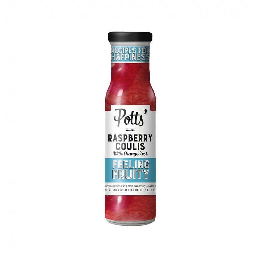 Potts' - Raspberry Coulis With Orange Zest
