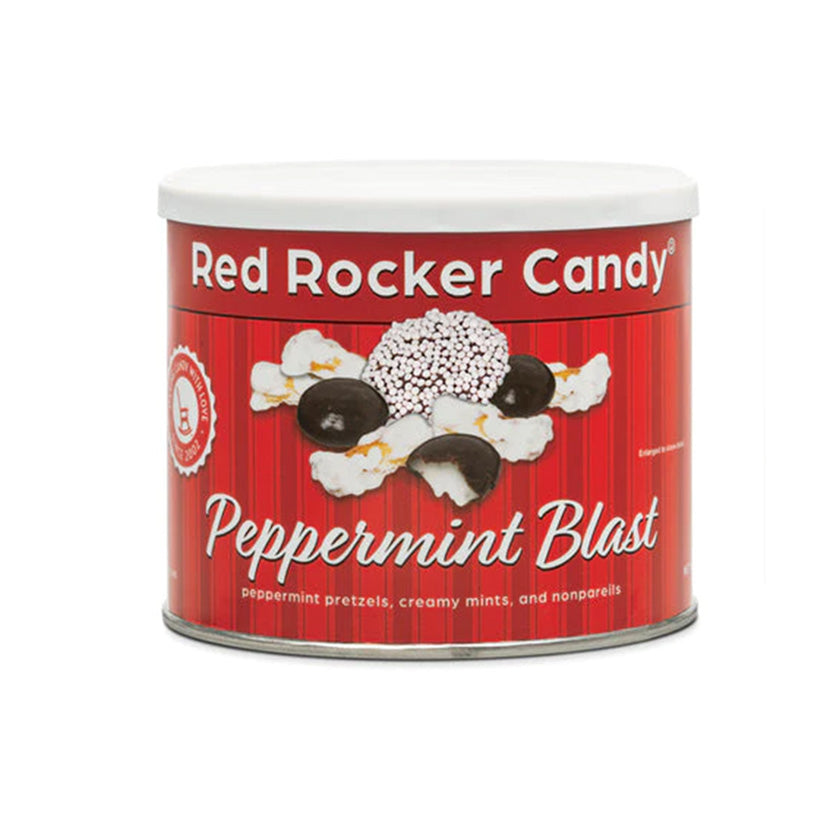 Red Rocker Candy - Signature Sweet Snack Mixes - Holiday Peppermint Blast 8oz