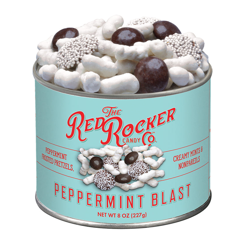 Red Rocker Candy - Signature Sweet Snack Mixes - Holiday Peppermint Blast 8oz