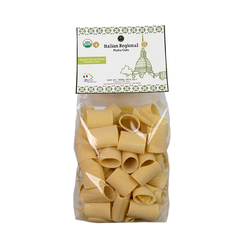 Ritrovo Selections - Allemandi Organic Paccheri Pasta, Durum Wheat