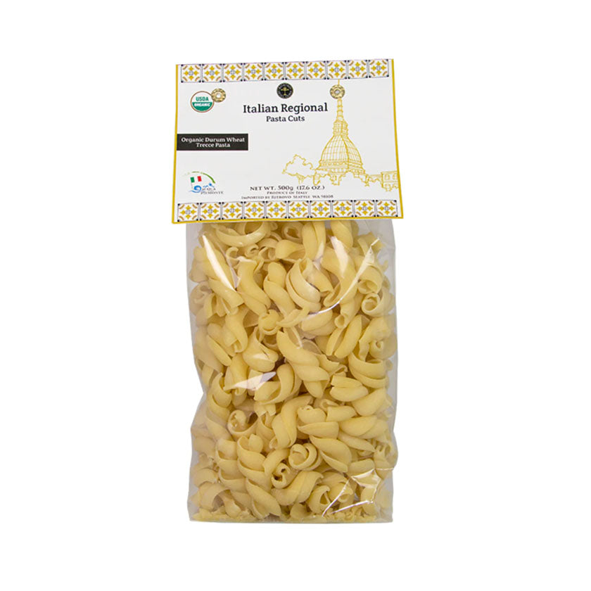 Ritrovo Selections - Allemandi Organic Trecce Pasta, Durum Wheat