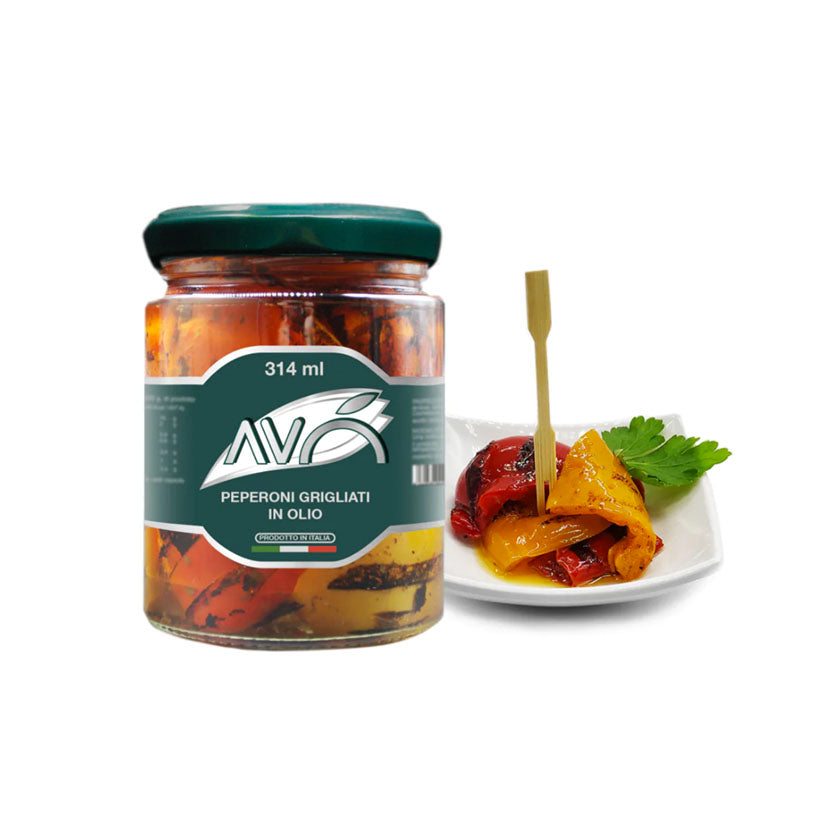 Ritrovo Selections - Antica Valle d'Ofanto Grilled Red & Yellow Peppers in Olive Oil