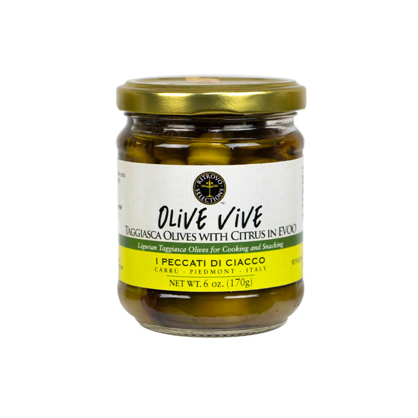 Ciacco Olive Vive Taggiasca Olives with Citrus