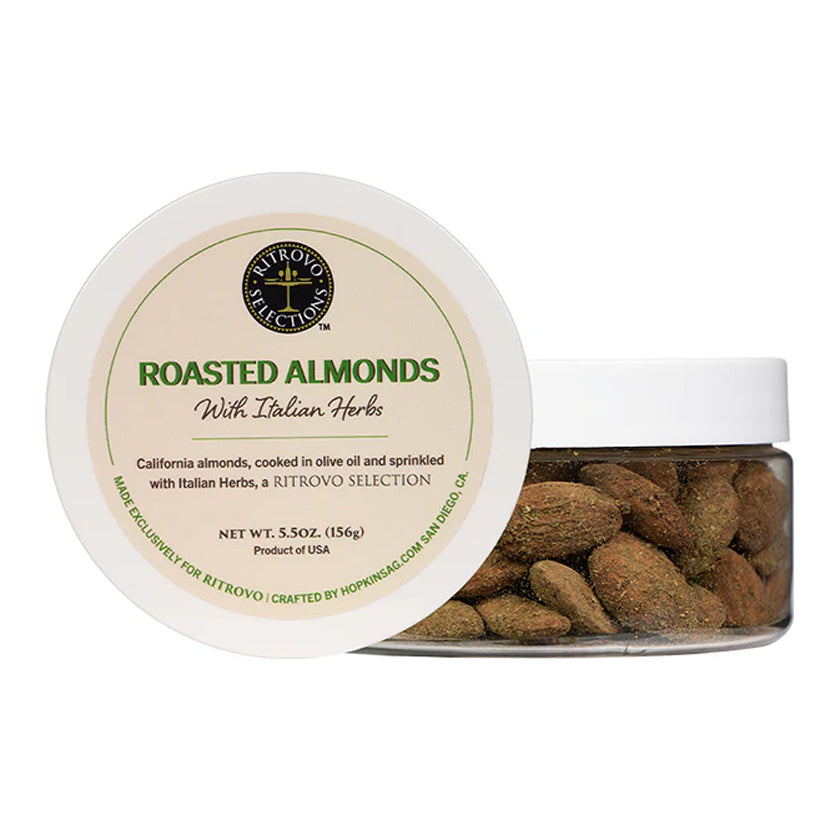 Ritrovo Selections - Hopkins AG Italian Herb Roasted Almonds, 5.5oz