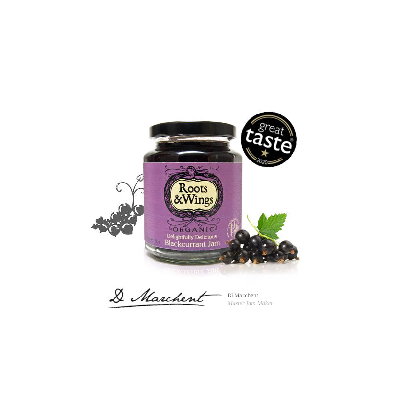 Roots & Wings Organic - Delightfully Delicious Blackcurrant Jam