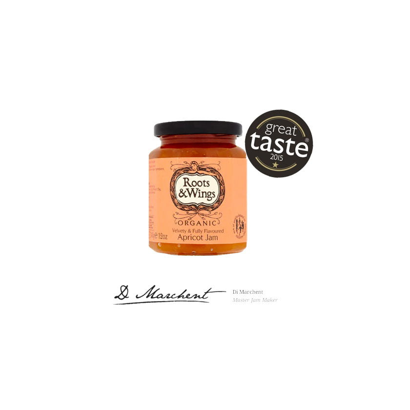 Roots & Wings Organic - Velvety & Fully Flavoured Apricot Jam