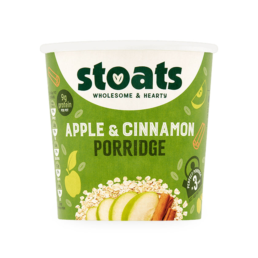 Stoats - Porridge Bowl - Apple & Cinnamon 60g