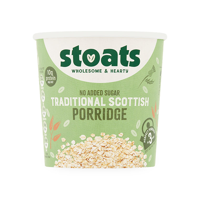 Stoats - Porridge Bowl - No Added Sugar Traditional Scottish 60g