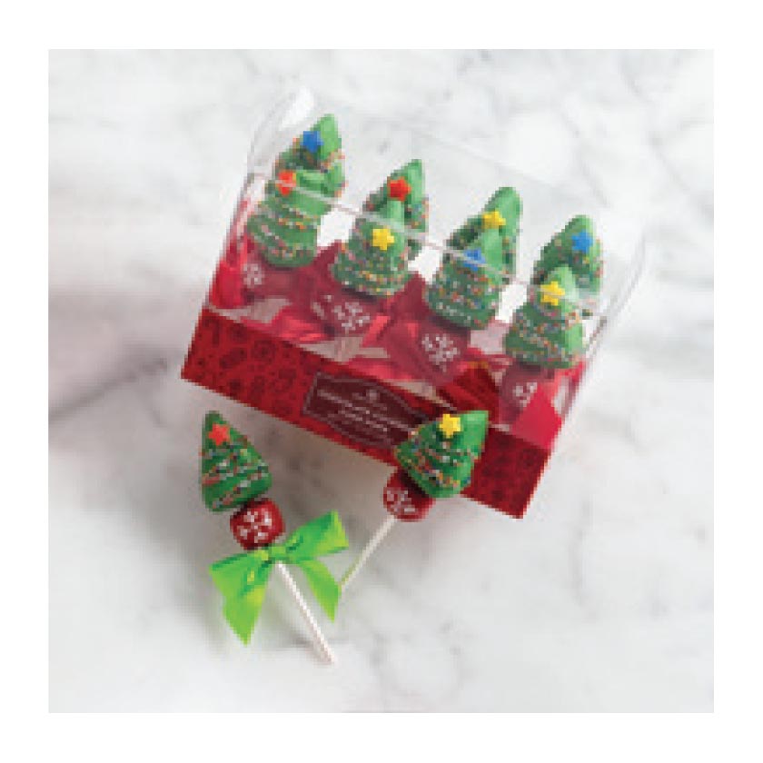 Sweet Shop USA - 8pk Christmas Tree Truffle Pop