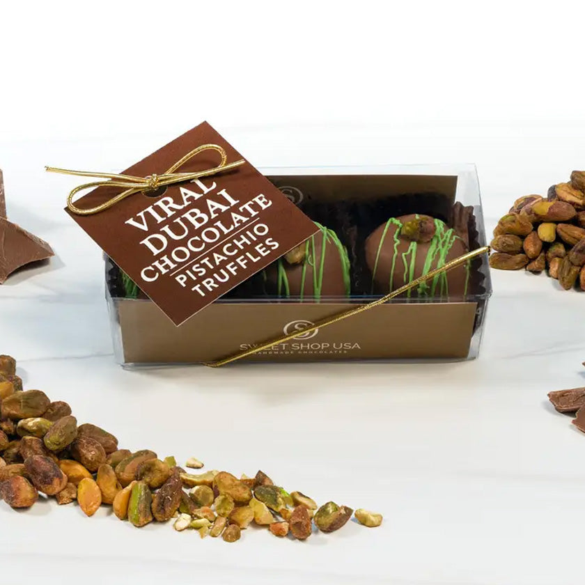Sweet Shop USA - 3pc Pistachio Butter truffles - 4.5oz