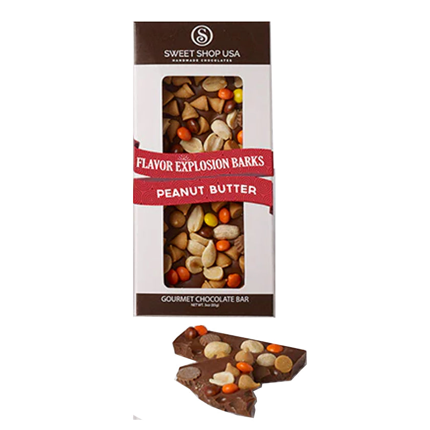 Sweet Shop USA - Grab & Go - Peanut Butter Flavor Explosion Bark 3oz
