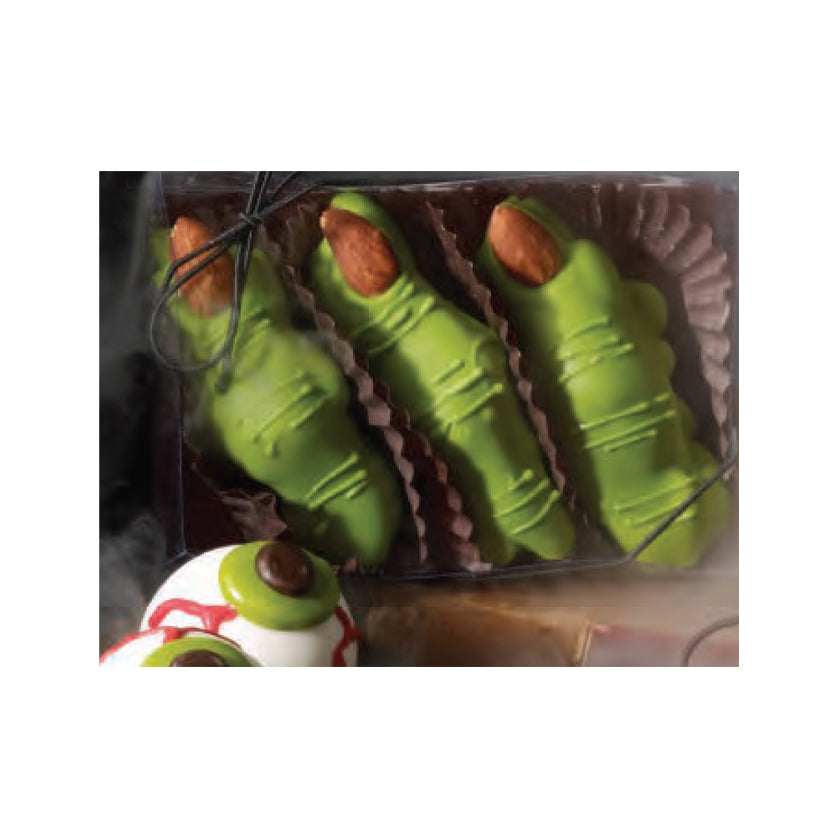 Sweet Shop USA - Halloween - White Almond Brag Witches Fingers 3pc 4.5oz