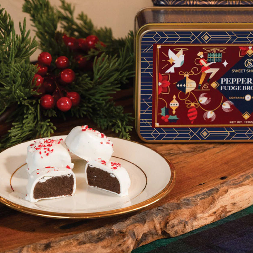 Sweet Shop USA - Holiday - 12pc Peppermint Brownie Bites - 12oz