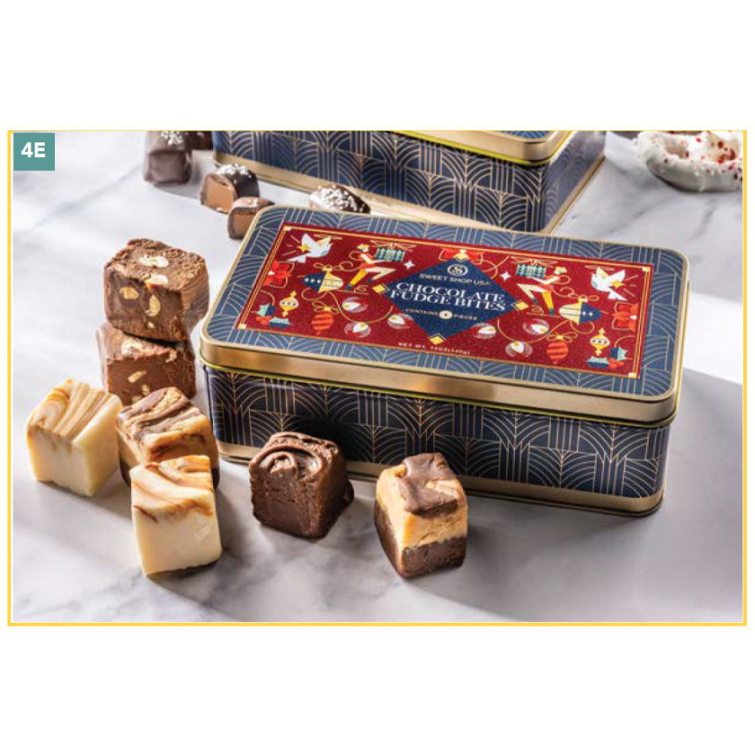 Sweet Shop USA - Holiday - 8pc Assorted Fudge Bites - 11.2oz
