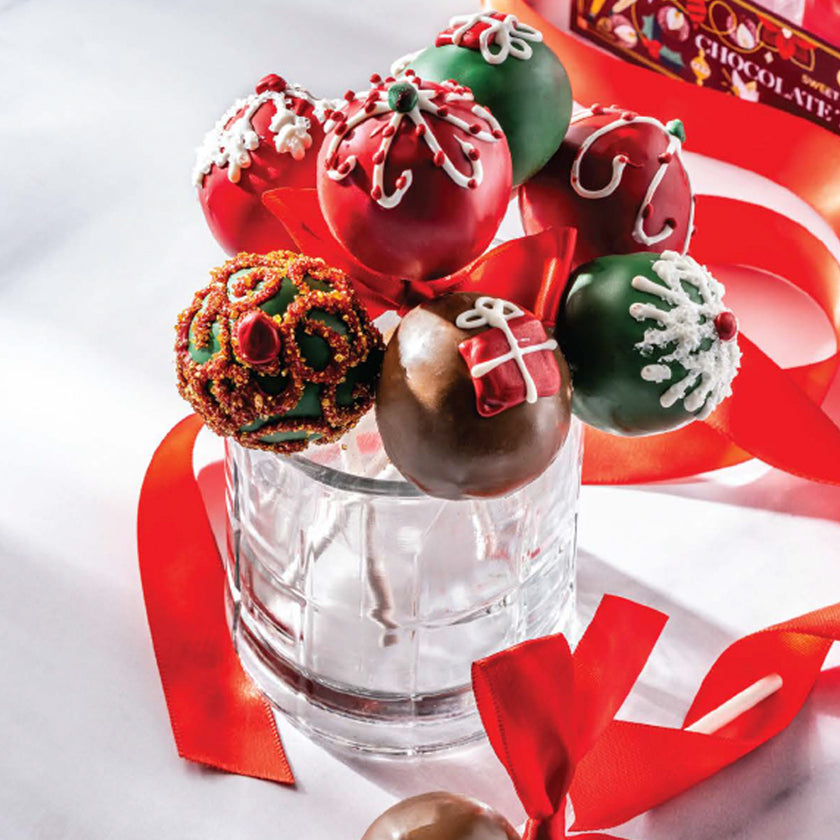 Sweet Shop USA - Holiday - 8pc Christmas Festive Cake Pops - 12oz