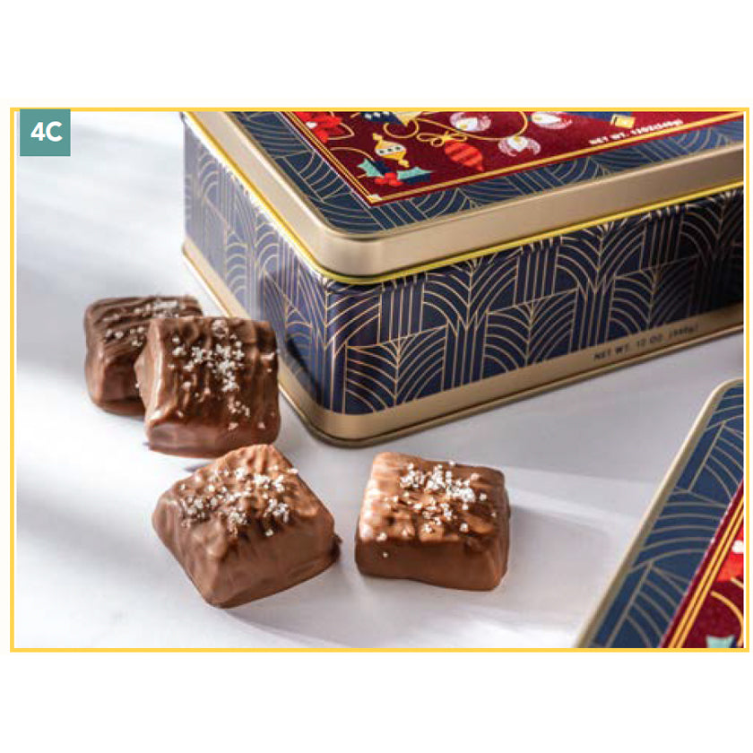 Sweet Shop USA - Holiday - DK &amp; Milk SS Toffee Squares - 8oz