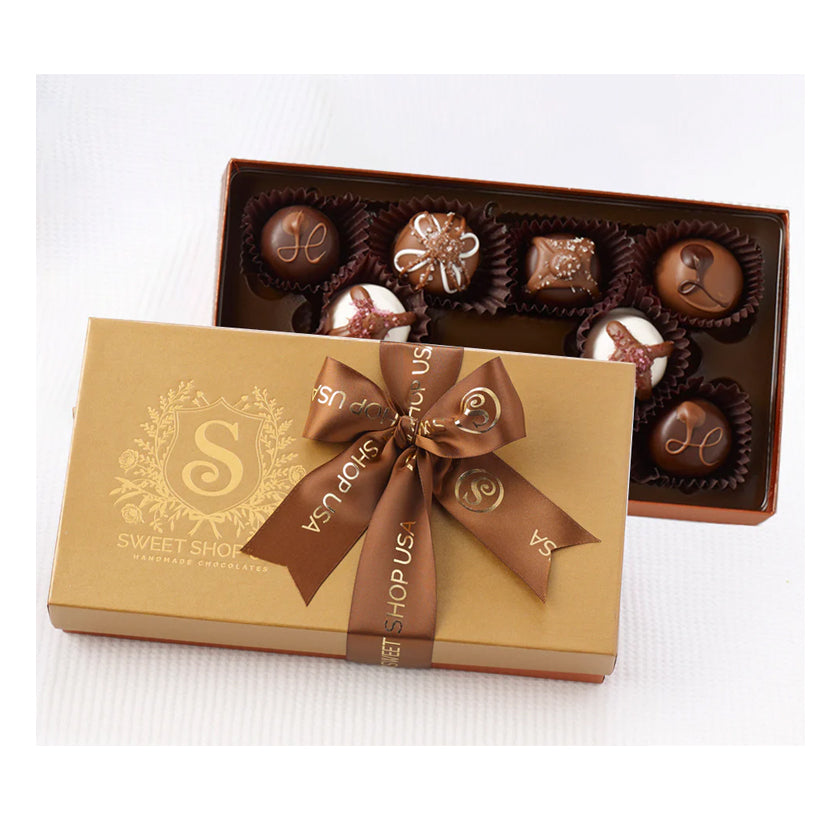 Sweet Shop USA - Signature Chocolate Collection - 10oz 10pc Assorted Truffles Signature Collection