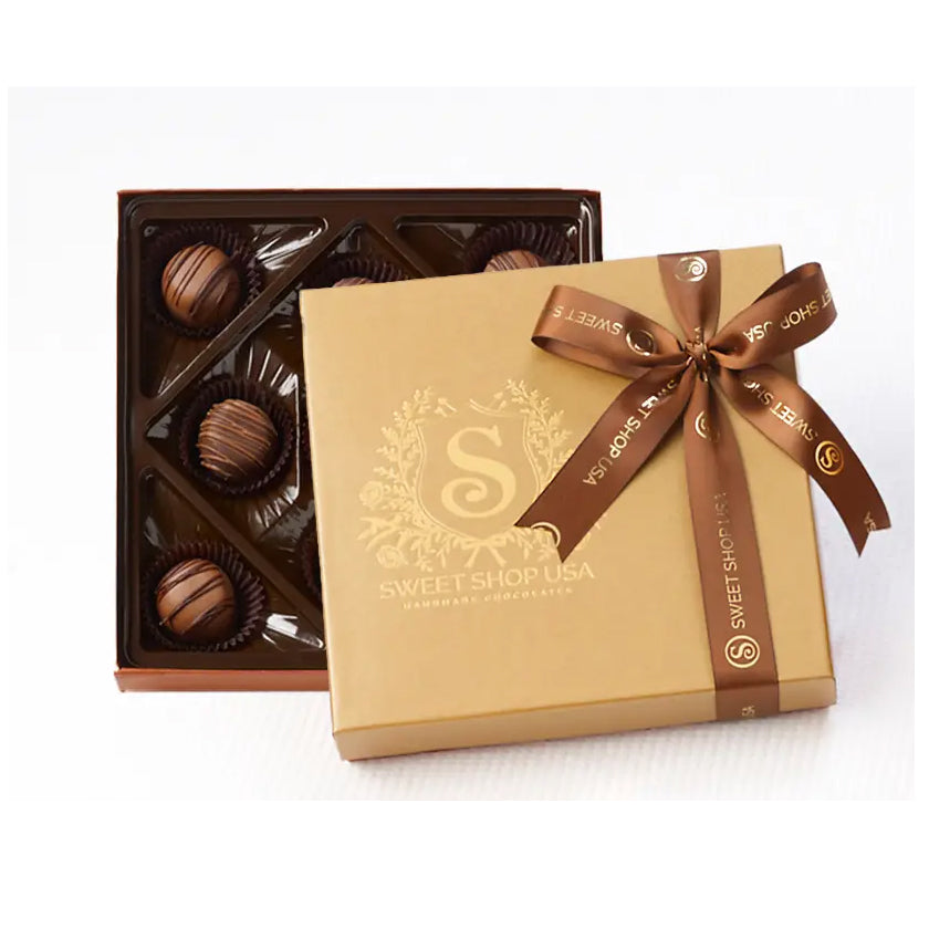 Sweet Shop USA - Signature Chocolate Collection - 4.5oz 9pc Assorted Truffles Signature Collection