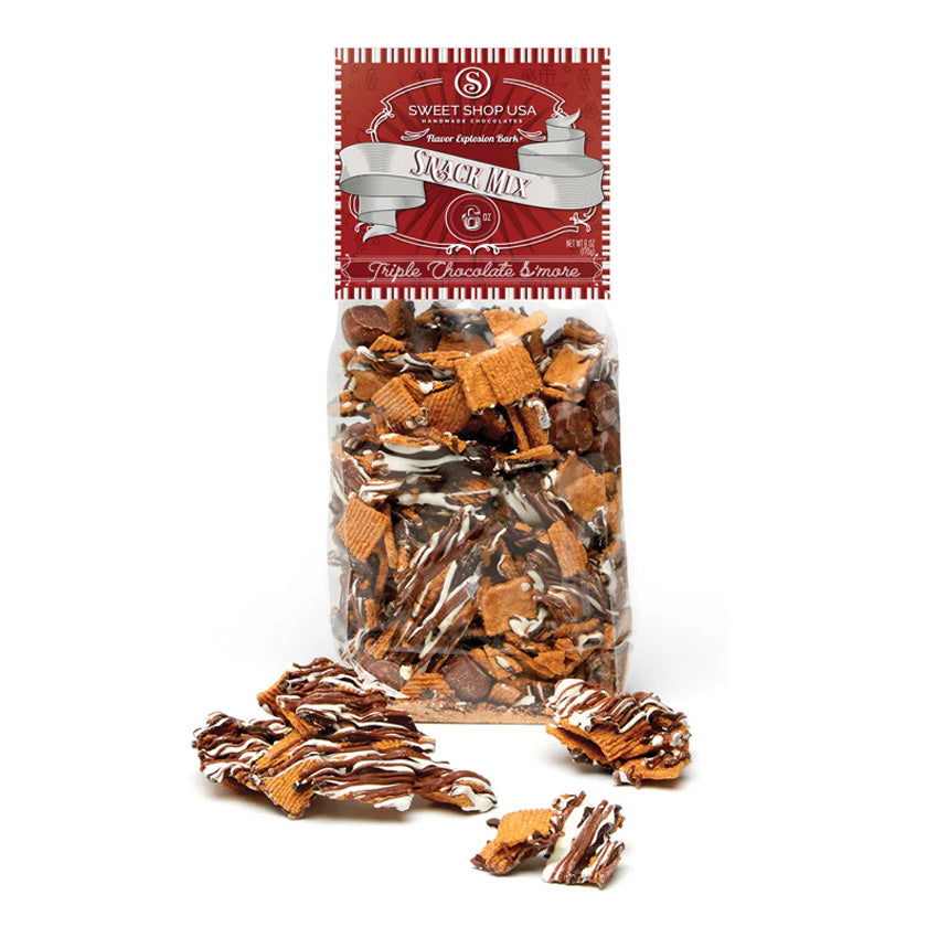 Sweet Shop USA - Triple Chocolate S'more Snack Mix - 8oz