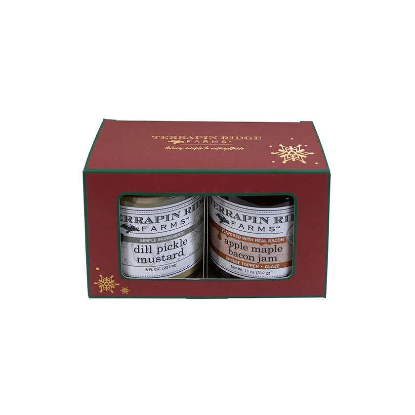 Terrapin Ridge Farms - 2-Pack Gift Set: Dill Pickle Mustard & Apple Maple Bacon Jam