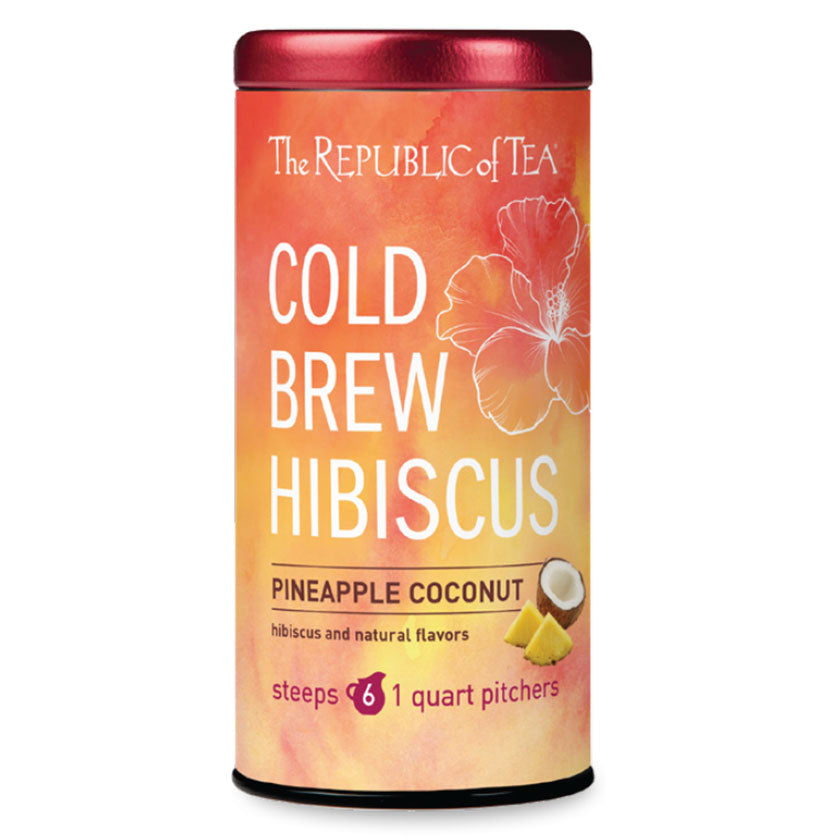 The Republic of Tea - Cold Brew Hibiscus Pineapple Coconut