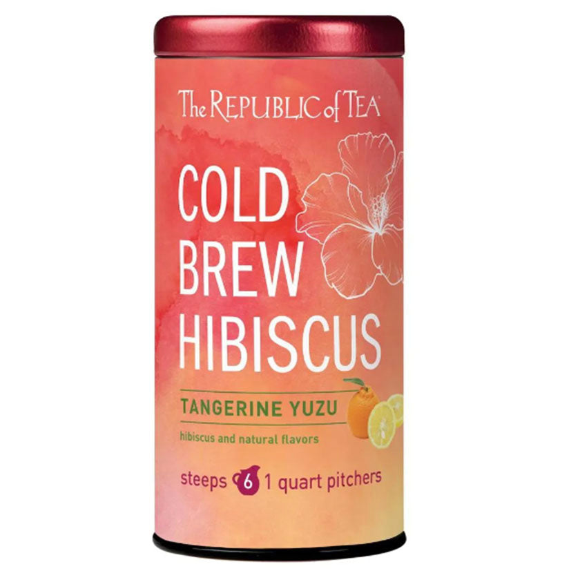 The Republic of Tea - Cold Brew Hibiscus Tangerine Yuzu (Case)