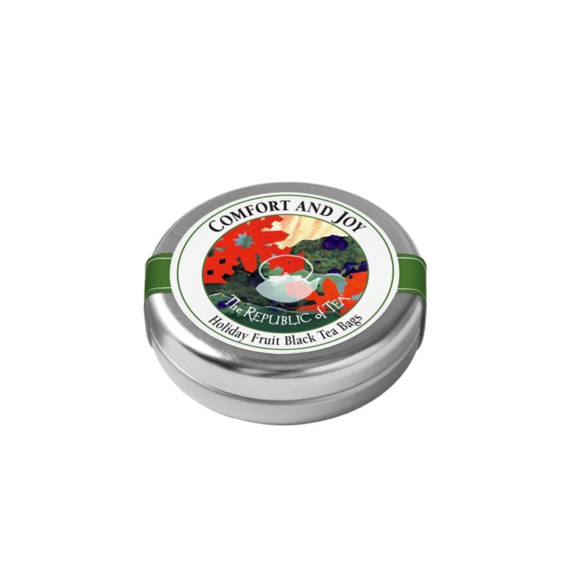 The Republic of Tea - Comfort &amp; Joy Black Traveler's Tin
