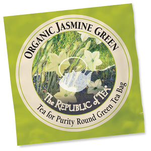 The Republic of Tea - Organic Jasmine Green Overwraps