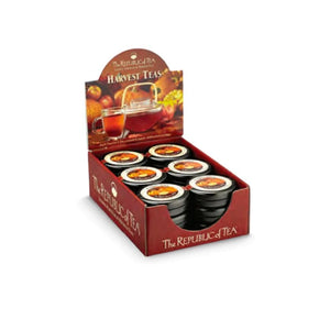 The Republic of Tea - Pumpkin Spice Traveler's Tin Counter Display