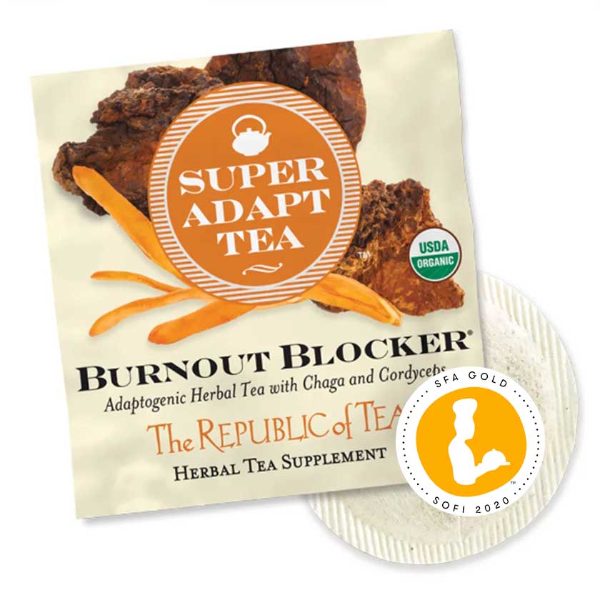 The Republic of Tea - SuperAdapt™ Organic Burnout Blocker Herbal Overwraps (50 Bags)
