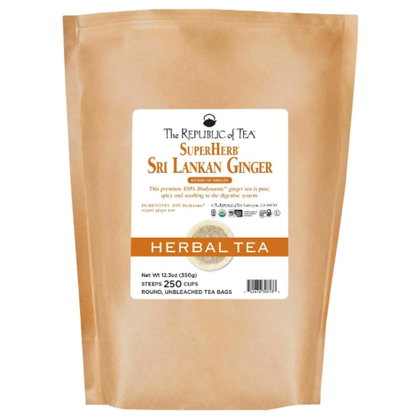 The Republic of Tea - SuperHerb® Herbs of Origin Sri Lankan Ginger (250 CT)