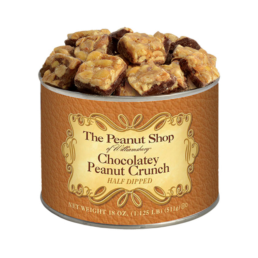 The Peanut Shop - Brittles - CHOCOLATEY PEANUT CRUNCH, 9oz