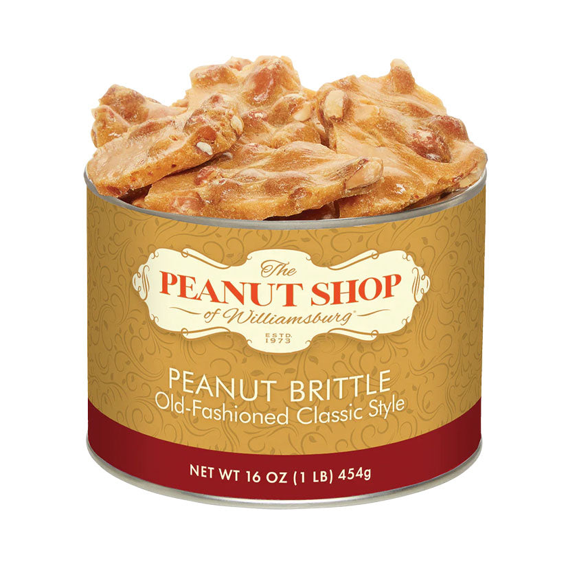 The Peanut Shop - Brittles - CLASSIC PEANUT BRITTLE, 16oz