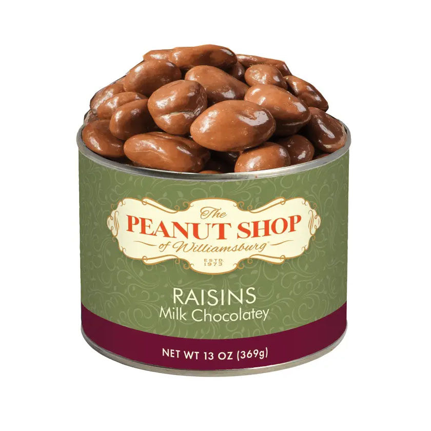 The Peanut Shop - Chocolate Specialities - CHOCOLATEY EXTRA LARGE RAISINS, 16oz
