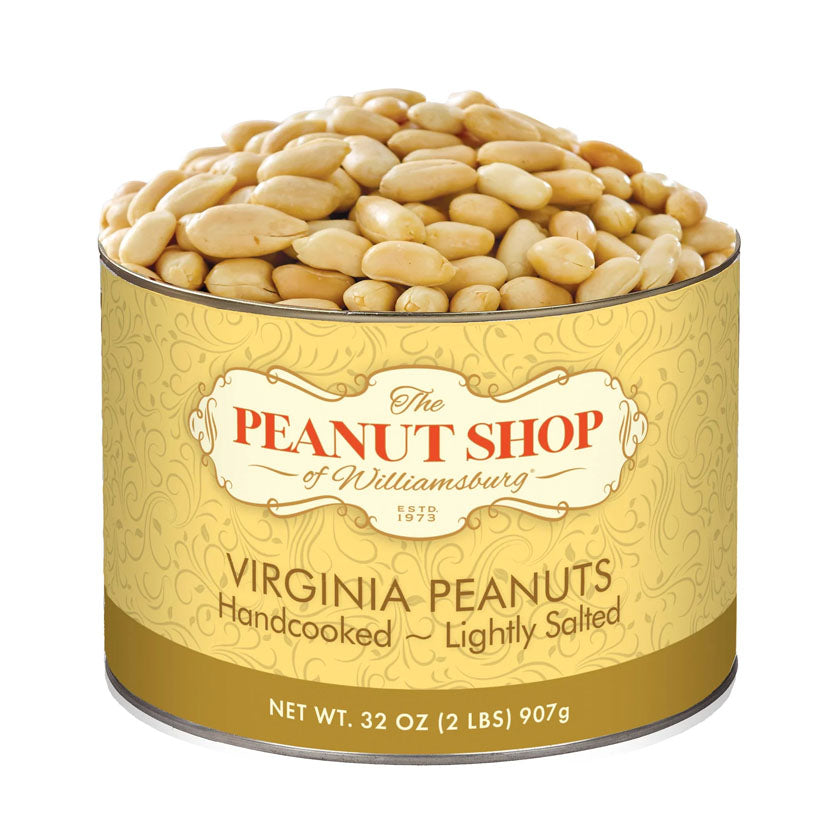 The Peanut Shop - Handcooked Virginia Peanuts - LIGHTLY SALTED, 32oz
