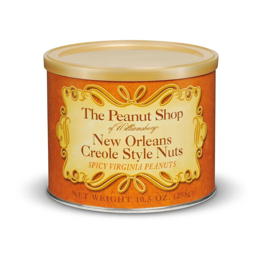 The Peanut Shop - Seasoned Virginia Peanuts - NEW ORLEANS CREOLE STYLE, 9oz