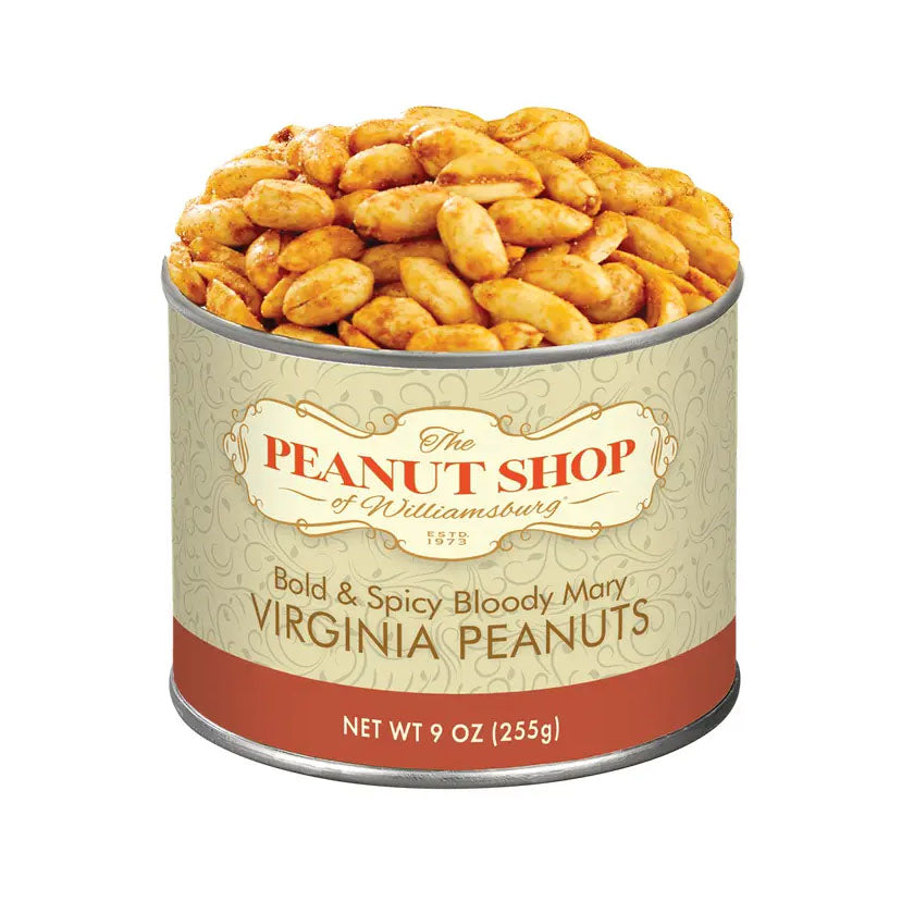 The Peanut Shop - Seasoned Virginia Peanuts - SPICY BLOODY MARY, 9oz