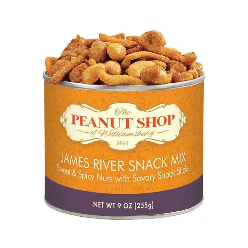 The Peanut Shop - Snack Mixes - JAMES RIVER SNACK MIX, 9oz